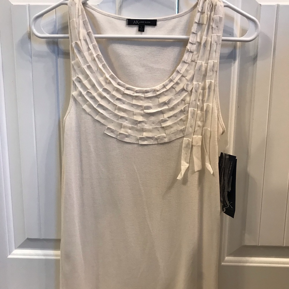 Cream colored tank top